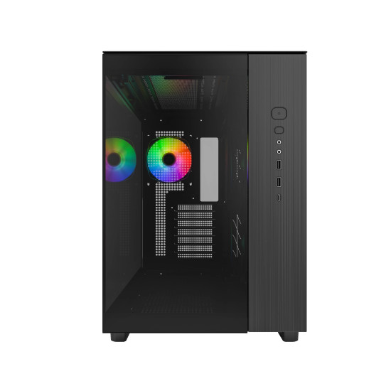 Montech кутия KING 65 Pro, Dual Chamber Mid-tower Case, 3 ARGB Fans, Black Montech кутия KING 65 Pro, Dual Chamber Mid-tower Case, 3 ARGB Fans, Black
