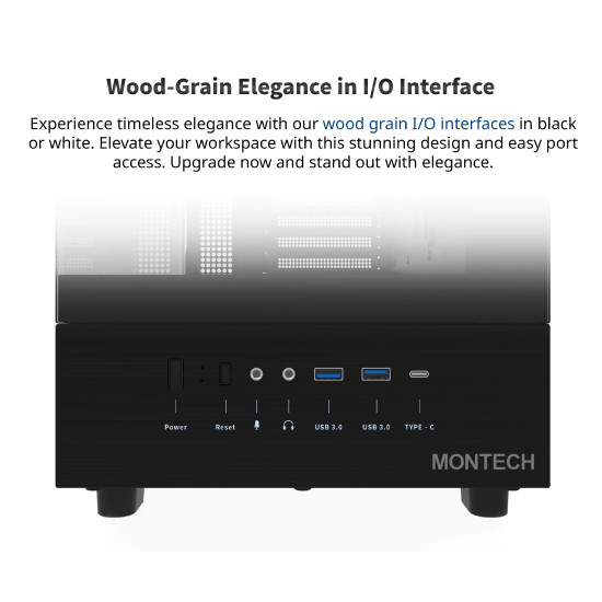 Montech кутия Case ATX - XR (B) - 3 x 120 mm ARGB Fans, USB-C, Black Montech кутия Case ATX - XR (B) - 3 x 120 mm ARGB Fans, USB-C, Black