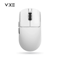 VXE професионална геймърска мишка Wireless Gaming Mouse Dragonfly R1 1K - Huano Ice Berry Pink Dot Switches, White VXE професионална геймърска мишка Wireless Gaming Mouse Dragonfly R1 1K - Huano Ice Berry Pink Dot Switches, White
