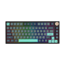 VGN безжична геймърска механична клавиатура Wireless Gaming Mechanical Keyboard - N75 PRO Caribbean Blue - Kailh Vaporwave Switches, RGB VGN безжична геймърска механична клавиатура Wireless Gaming Mechanical Keyboard - N75 PRO Caribbean Blue - Kailh Vaporwave Switches, RGB