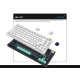 VGN безжична геймърска механична клавиатура Wireless Gaming Mechanical Keyboard - N75 PRO Caribbean Blue - Kailh Vaporwave Switches, RGB VGN безжична геймърска механична клавиатура Wireless Gaming Mechanical Keyboard - N75 PRO Caribbean Blue - Kailh Vaporwave Switches, RGB