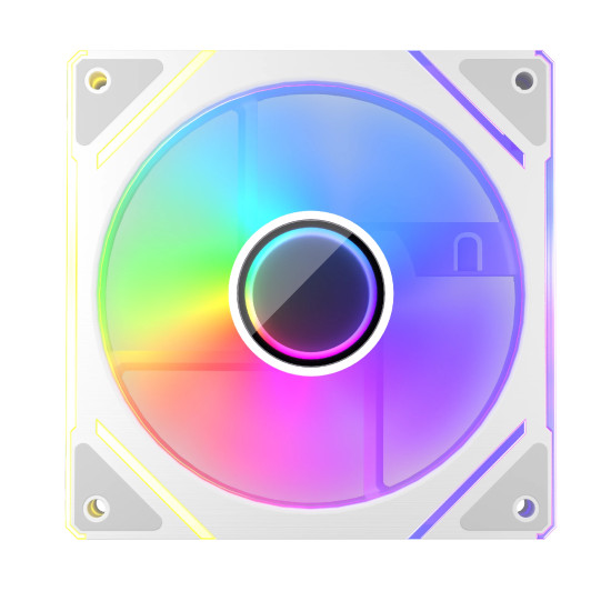 1stPlayer вентилатор Fan 120mm FCR(AP)-WH - Infinity Mirror ARGB, REVERSE - White 1stPlayer вентилатор Fan 120mm FCR(AP)-WH - Infinity Mirror ARGB, REVERSE - White