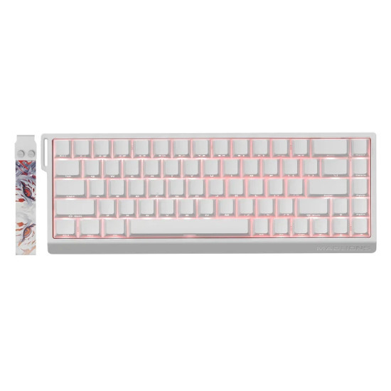 Madlions професионална геймърска механична клавиатура Professional Gaming Mechanical Keyboard MAD 68 HE RGB - 1K, Magnetic Amber Pro Switches - White Madlions професионална геймърска механична клавиатура Professional Gaming Mechanical Keyboard MAD 68 HE RGB - 1K, Magnetic Amber Pro Switches - White
