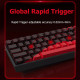 Madlions професионална геймърска механична клавиатура Professional Gaming Mechanical Keyboard MAD 68 HE RGB - 1K, Magnetic Amber Pro Switches - White Madlions професионална геймърска механична клавиатура Professional Gaming Mechanical Keyboard MAD 68 HE RGB - 1K, Magnetic Amber Pro Switches - White