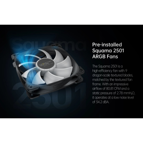Geometric Future водно охлаждане Water Cooling - Eskimo Pro 360 Black - Addressable RGB, LGA1851/AM5 Geometric Future водно охлаждане Water Cooling - Eskimo Pro 360 Black - Addressable RGB, LGA1851/AM5