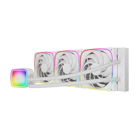 Geometric Future водно охлаждане Water Cooling - Eskimo Pro 420 White - Addressable RGB, LGA1851/AM5 Geometric Future водно охлаждане Water Cooling - Eskimo Pro 420 White - Addressable RGB, LGA1851/AM5