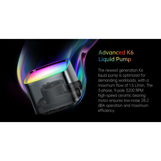 Geometric Future водно охлаждане Water Cooling - Eskimo Pro 420 White - Addressable RGB, LGA1851/AM5 Geometric Future водно охлаждане Water Cooling - Eskimo Pro 420 White - Addressable RGB, LGA1851/AM5
