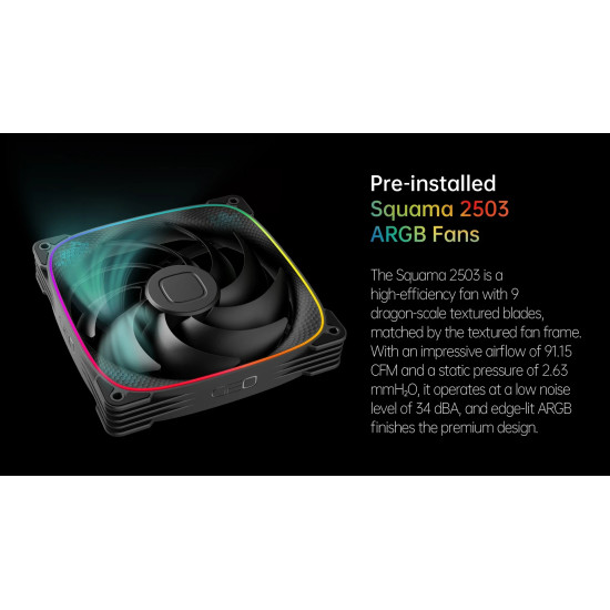 Geometric Future водно охлаждане Water Cooling - Eskimo Pro 420 White - Addressable RGB, LGA1851/AM5 Geometric Future водно охлаждане Water Cooling - Eskimo Pro 420 White - Addressable RGB, LGA1851/AM5