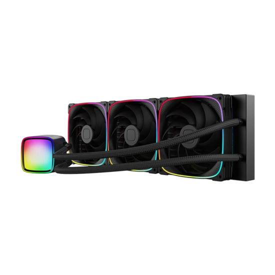 Geometric Future водно охлаждане Water Cooling - Eskimo Pro 420 Black - Addressable RGB, LGA1851/AM5 Geometric Future водно охлаждане Water Cooling - Eskimo Pro 420 Black - Addressable RGB, LGA1851/AM5