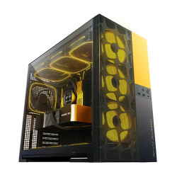 Geometric Future кутия Case EATX - Model 5 Vent Black/Yellow - 5 x 140 mm aRGB fans included Geometric Future кутия Case EATX - Model 5 Vent Black/Yellow - 5 x 140 mm aRGB fans included