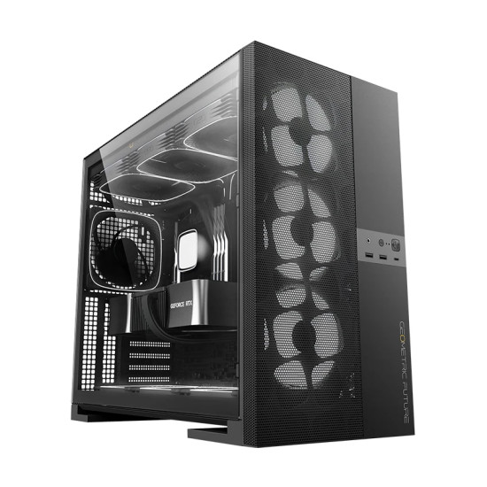 Geometric Future кутия Case EATX - Model 5 Vent Black - 5 x 140 mm aRGB fans included Geometric Future кутия Case EATX - Model 5 Vent Black - 5 x 140 mm aRGB fans included