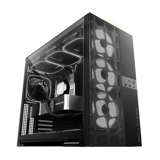 Geometric Future кутия Case EATX - Model 5 Vent Black - 5 x 140 mm aRGB fans included Geometric Future кутия Case EATX - Model 5 Vent Black - 5 x 140 mm aRGB fans included