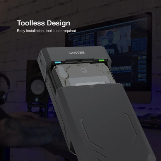 Unitek кутия за диск Storage - Case DiskGuard Raiden - 2.5/3.5 inch USB3.0 UASP - Y-3035 Unitek кутия за диск Storage - Case DiskGuard Raiden - 2.5/3.5 inch USB3.0 UASP - Y-3035