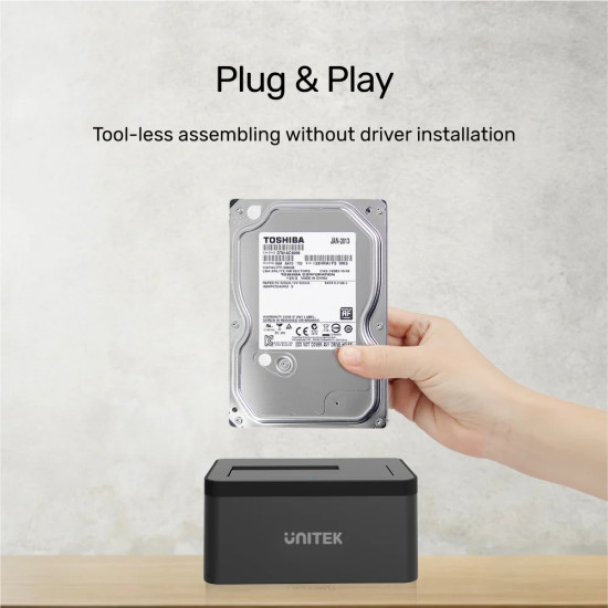 Unitek докинг станция Storage - HDD/SSD Dock - 2.5 and 3.5 inch USB3.0 - Y-1078 Unitek докинг станция Storage - HDD/SSD Dock - 2.5 and 3.5 inch USB3.0 - Y-1078