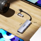 Unitek хъб HUB USB-C/USB-A 3 port uHUB P5+ - USB3.0 x 3, Card reader, Aluminium - H1320AGY01 Unitek хъб HUB USB-C/USB-A 3 port uHUB P5+ - USB3.0 x 3, Card reader, Aluminium - H1320AGY01