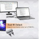 Unitek Адаптер Adapter USB-C M to DisplayPort x 2 F - 8K@30Hz, MST - V1404A Unitek Адаптер Adapter USB-C M to DisplayPort x 2 F - 8K@30Hz, MST - V1404A