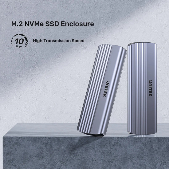 Unitek външна кутия за диск Storage - Case - M.2 NVMe M-key 10 Gbps - S1241B Unitek външна кутия за диск Storage - Case - M.2 NVMe M-key 10 Gbps - S1241B