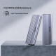 Unitek външна кутия за диск Storage - Case - M.2 NVMe M-key 10 Gbps - S1241B Unitek външна кутия за диск Storage - Case - M.2 NVMe M-key 10 Gbps - S1241B