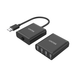 Unitek удължител USB Extension over LAN - USB-A Male to 4 port Female - Y-2516 Unitek удължител USB Extension over LAN - USB-A Male to 4 port Female - Y-2516