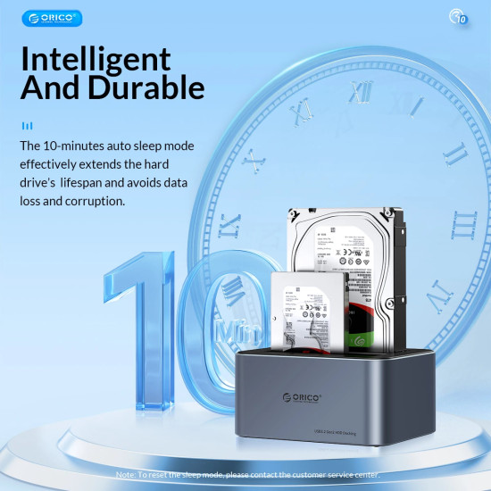 Orico докинг станция Storage - HDD/SSD Dock - 2 BAY Offline Clone 2.5/3.5 USB-C/USB-A - 6626C3-C-V1 Orico докинг станция Storage - HDD/SSD Dock - 2 BAY Offline Clone 2.5/3.5 USB-C/USB-A - 6626C3-C-V1