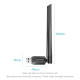 Vention безжичен адаптер WiFi USB adapter Dual Band, 650Mbps, Black - KDTB0