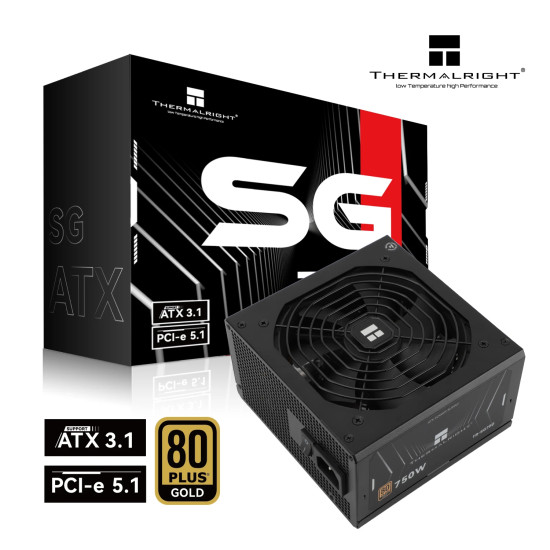 Thermalright захранване PSU ATX 3.1 750W Gold - TR-SG-750 Thermalright захранване PSU ATX 3.1 750W Gold - TR-SG-750