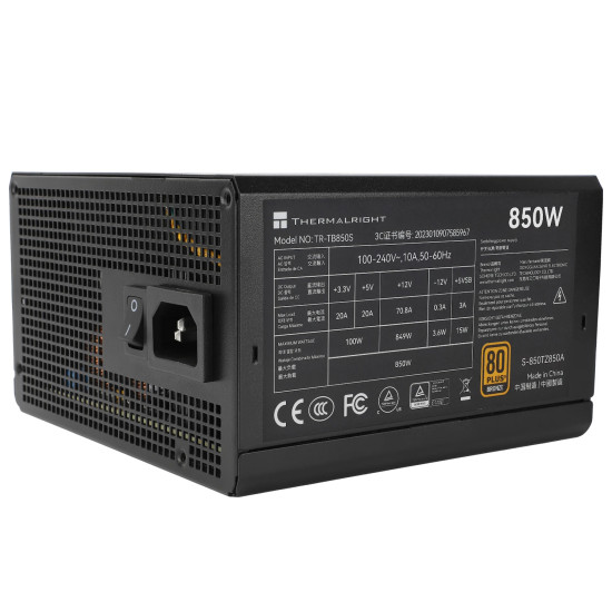Thermalright захранване PSU ATX 3.0 850W Bronze - TR-TB850S Thermalright захранване PSU ATX 3.0 850W Bronze - TR-TB850S