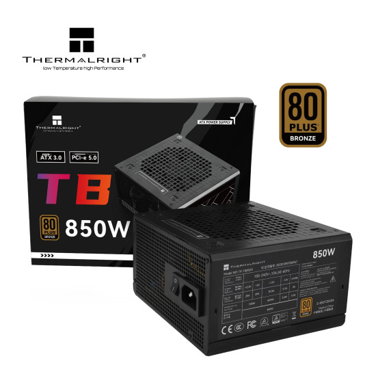 Thermalright захранване PSU ATX 3.0 850W Bronze - TR-TB850S Thermalright захранване PSU ATX 3.0 850W Bronze - TR-TB850S