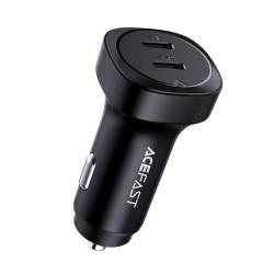 Acefast зарядно за кола Fast Charger Car PD3.0 72W - B2 - USB-C x 2, Black Acefast зарядно за кола Fast Charger Car PD3.0 72W - B2 - USB-C x 2, Black