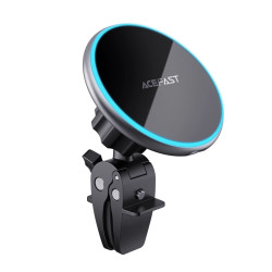 Acefast Стойка за телефон за кола Car phone holder - for Air vent, Wireless Magnetic Wireless Charging - D3 - Silver Acefast Стойка за телефон за кола Car phone holder - for Air vent, Wireless Magnetic Wireless Charging - D3 - Silver