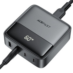 Acefast настолно зарядно за стена Desktop Wall Charger PD65W GaN Z6, USB-C x 2, USB-A x 2 Acefast настолно зарядно за стена Desktop Wall Charger PD65W GaN Z6, USB-C x 2, USB-A x 2
