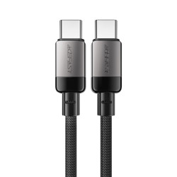 Acefast Кабел USB-C to USB-C Cable 60W Nylon Braided 1.20m  - C9-03 - Black Acefast Кабел USB-C to USB-C Cable 60W Nylon Braided 1.20m  - C9-03 - Black