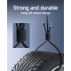 Acefast Кабел USB-C to USB-C Cable 60W Nylon Braided 1.20m - C9-03 - Black Acefast Кабел USB-C to USB-C Cable 60W Nylon Braided 1.20m - C9-03 - Black