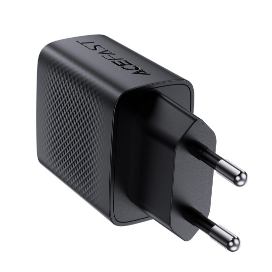 Acefast Универсално зарядно за стена Charger Wall GaN PD 20W - A78 - USB-C x 1, USB-A x 1, Black Acefast Универсално зарядно за стена Charger Wall GaN PD 20W - A78 - USB-C x 1, USB-A x 1, Black
