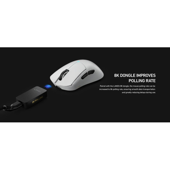 Lamzu приемник за мишка 8K DONGLE - Black Lamzu приемник за мишка 8K DONGLE - Black