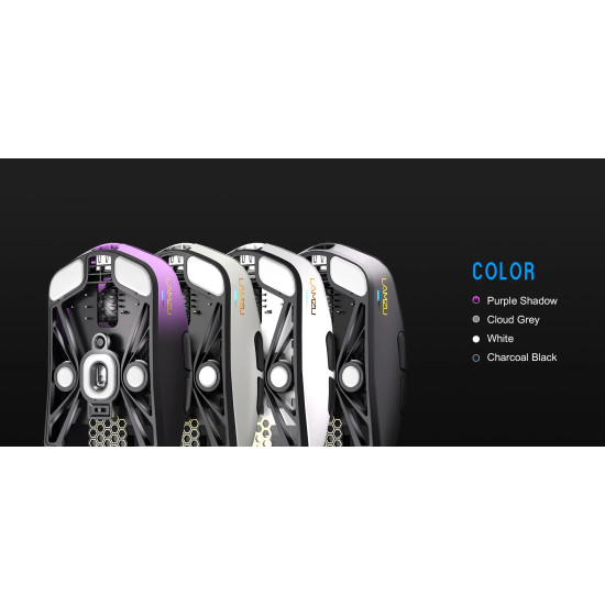 Lamzu професионална геймърска мишка MAYA X 8K - Wireless Gaming Mouse - White Lamzu професионална геймърска мишка MAYA X 8K - Wireless Gaming Mouse - White