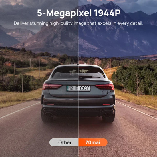 70mai Видеорегистратор Dash Cam HDR Set A510-1, Rear Cam included 70mai Видеорегистратор Dash Cam HDR Set A510-1, Rear Cam included