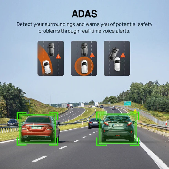 70mai Видеорегистратор Dash Cam HDR Set A510-1, Rear Cam included 70mai Видеорегистратор Dash Cam HDR Set A510-1, Rear Cam included
