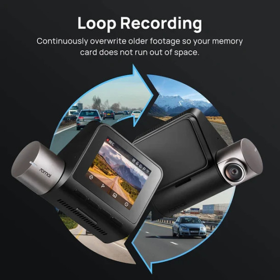 70mai Видеорегистратор Dash Cam HDR Set A510-1, Rear Cam included 70mai Видеорегистратор Dash Cam HDR Set A510-1, Rear Cam included