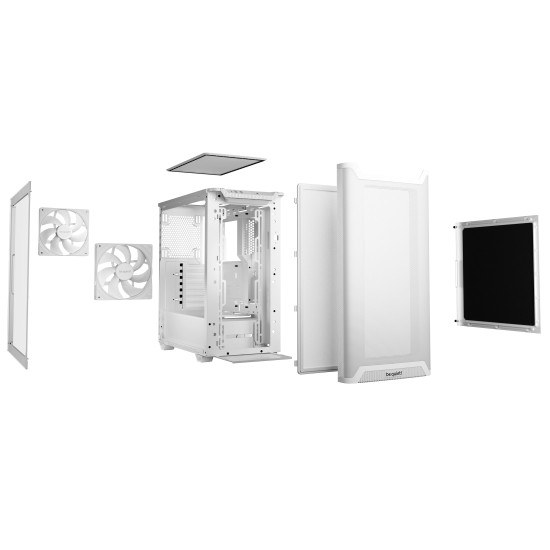 be quiet! кутия Case ATX - Pure Base 501 Airflow Window White