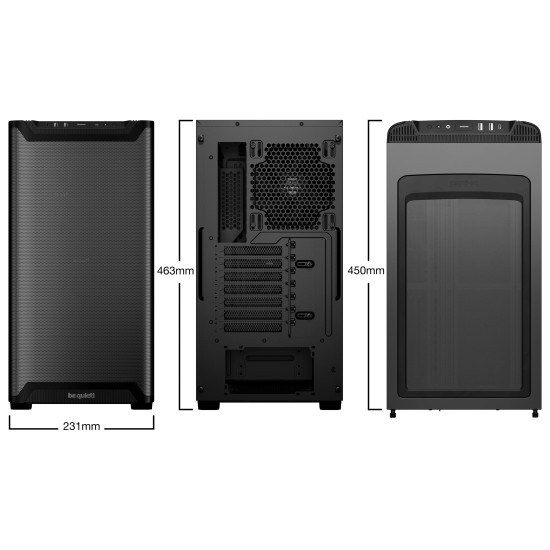 be quiet! кутия Case ATX - Pure Base 501 Airflow Window Black be quiet! кутия Case ATX - Pure Base 501 Airflow Window Black
