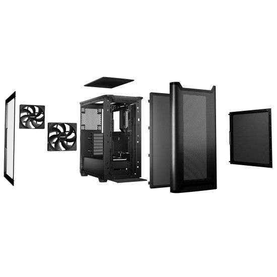 be quiet! кутия Case ATX - Pure Base 501 Airflow Window Black be quiet! кутия Case ATX - Pure Base 501 Airflow Window Black