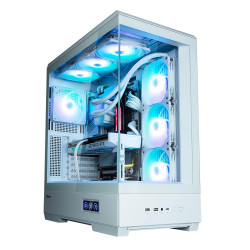 Zalman кутия Case ATX - P50 DS White - Digital Display, Addressable RGB Zalman кутия Case ATX - P50 DS White - Digital Display, Addressable RGB