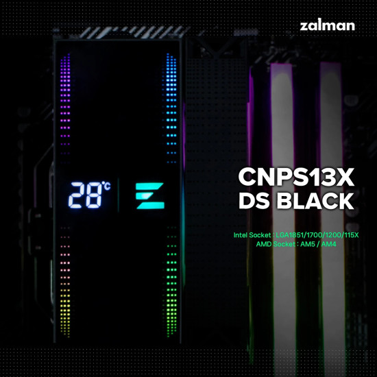 Zalman охладител CPU Cooler CNPS13X DS - LGA1700/AM5 Zalman охладител CPU Cooler CNPS13X DS - LGA1700/AM5