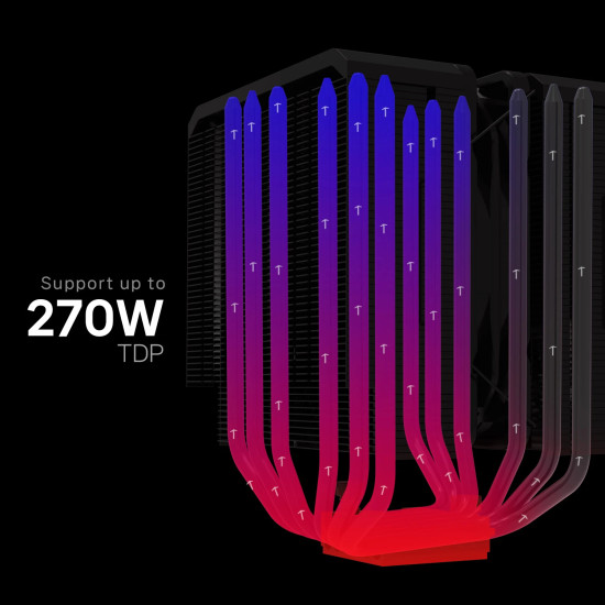 Zalman охладител CPU Cooler CNPS14X DUO Black - Dual-Tower - LGA1851/AM5 Zalman охладител CPU Cooler CNPS14X DUO Black - Dual-Tower - LGA1851/AM5
