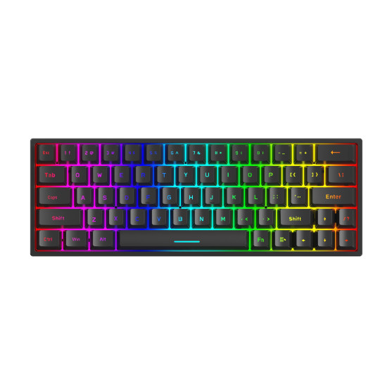 Marvo безжична механична геймърска клавиатура Wireless Gaming Mechanical keyboard Shogo 63W - KG955W - Bluetooth 5.0, 2.4G Marvo безжична механична геймърска клавиатура Wireless Gaming Mechanical keyboard Shogo 63W - KG955W - Bluetooth 5.0, 2.4G