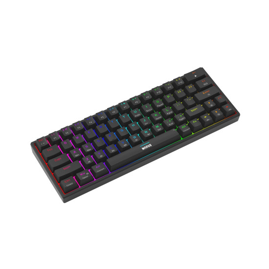 Marvo геймърска клавиатура Gaming Mechanical keyboard Shogo 63 - TKL, 63 keys - KG955 Marvo геймърска клавиатура Gaming Mechanical keyboard Shogo 63 - TKL, 63 keys - KG955