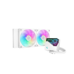 DeepCool водно охлаждане Water Cooling LT240 WH - Addressable RGB, Infinity mirror design - LGA1851/AM5 DeepCool водно охлаждане Water Cooling LT240 WH - Addressable RGB, Infinity mirror design - LGA1851/AM5