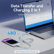 Vention кабел Cable USB 2.0 Type-C to Lighting 1m White - LAKWF Vention кабел Cable USB 2.0 Type-C to Lighting 1m White - LAKWF