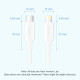 Vention кабел Cable USB 2.0 Type-C to Lighting 1m White - LAKWF Vention кабел Cable USB 2.0 Type-C to Lighting 1m White - LAKWF